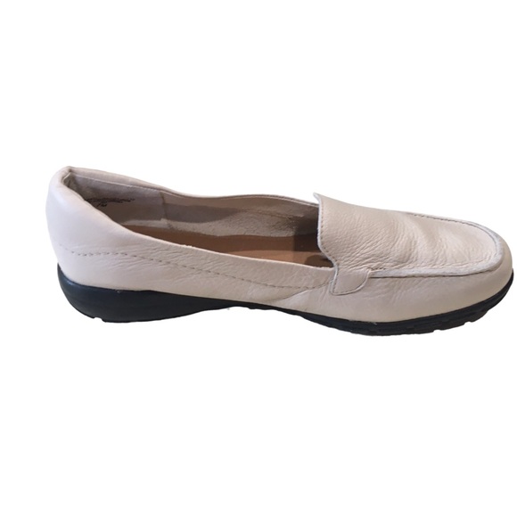 Easy Spirit Abidet Leather White/Ivory Casual Slip-on Loafers Shoes 7.5 - Picture 4 of 8